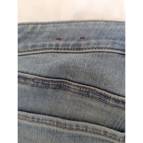 Talbots Flawless Five Pocket Slim Ankle Jeans 8 Blue Womens Mid Rise Stretch - Picture 10 of 11